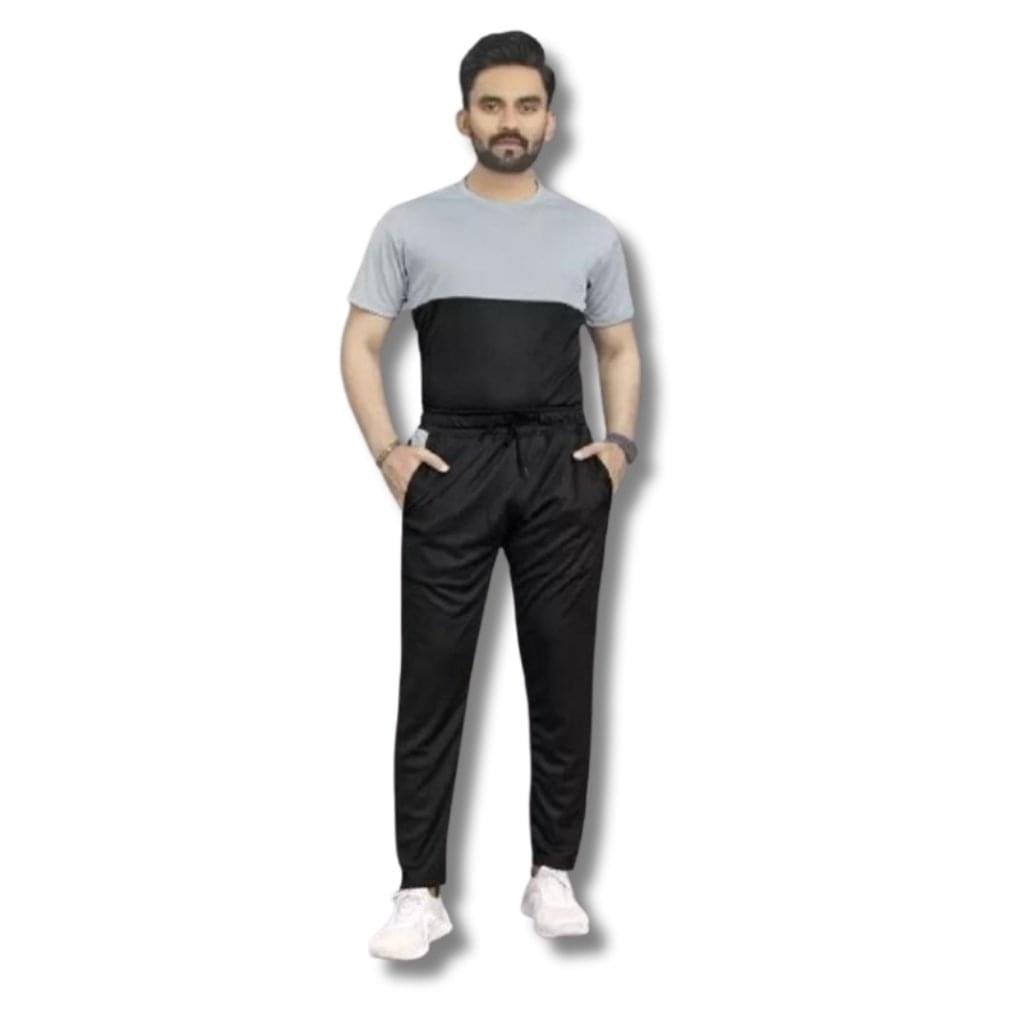 Premium Comfortable Men's Printed Polyester Track Suit - 2 PCs