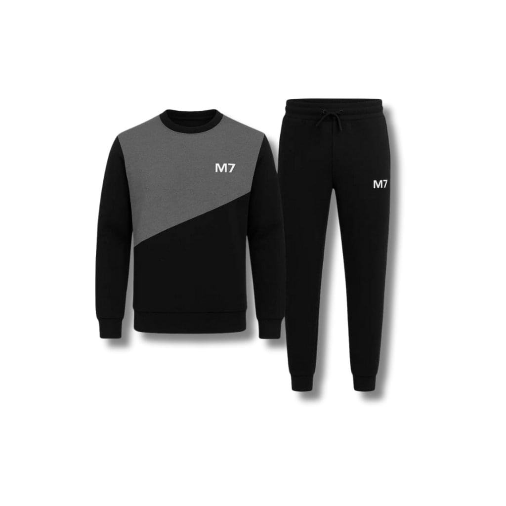 Premium Comfortable 2 PCs Men's Fleece Printed Track Suit