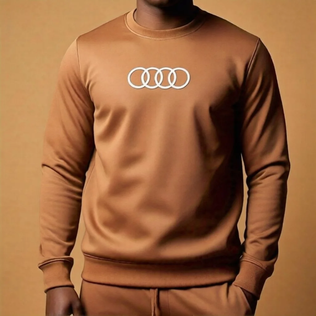 Premium Comfortable Stylish Fleece Sweatshirt Track Suit for Men & Women - 2 PCs - Brown Plain Comfort